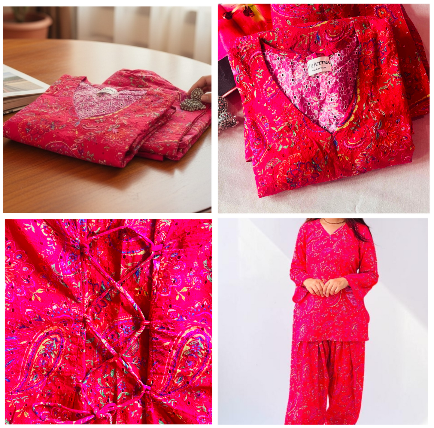 The Royal Fuchsia Hacuba Farshi co-ord set