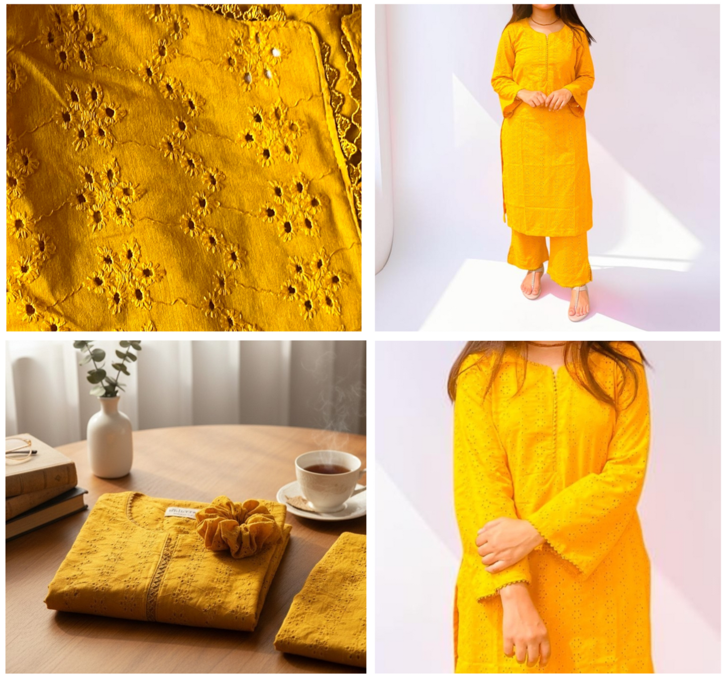 Golden Glow Hakoba Co-ord Set