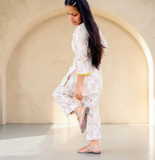 pastel Blossom Floral Co-ord Set
