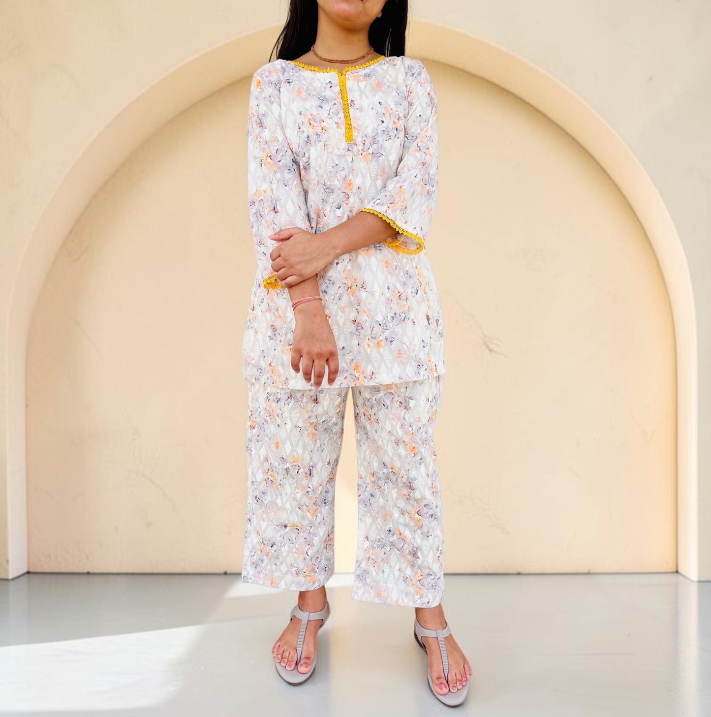 pastel Blossom Floral Co-ord Set
