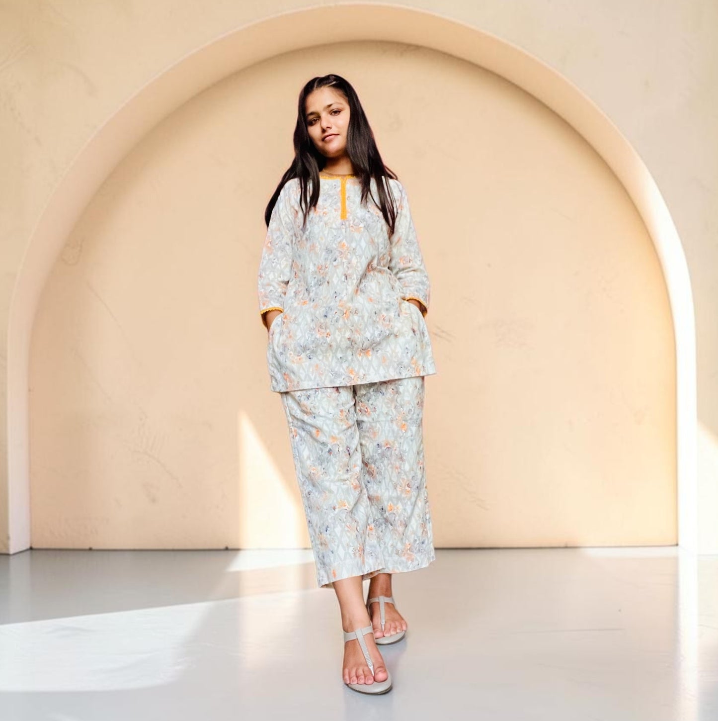 pastel Blossom Floral Co-ord Set