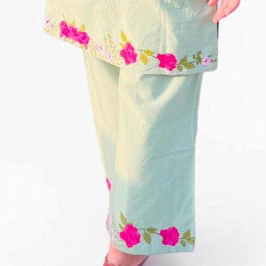 Sage Green Dori-Back Co-ord Set