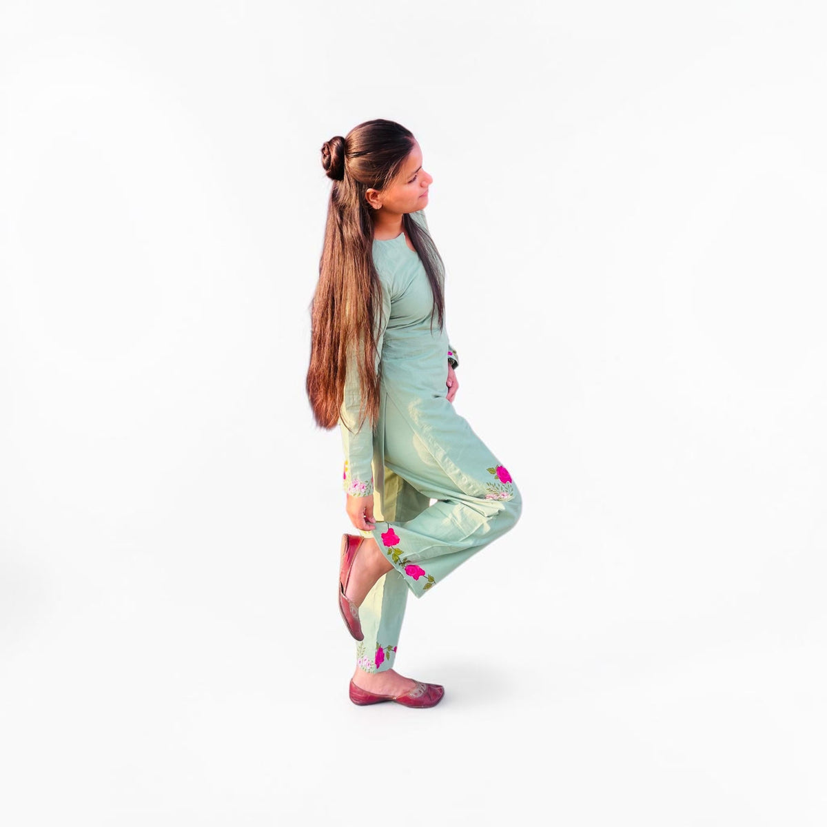 Sage Green Dori-Back Co-ord Set